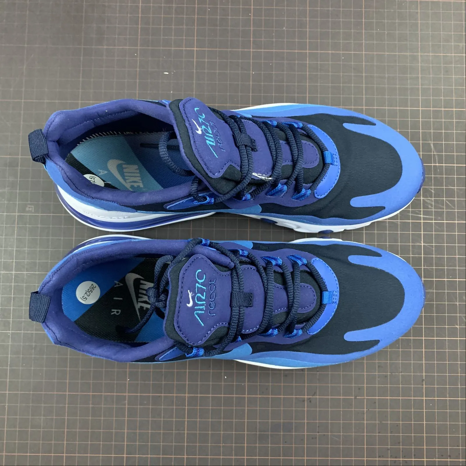 snow - running shoes sports event Air Max 270 React Blue Void Photo Blue AQ4971-400