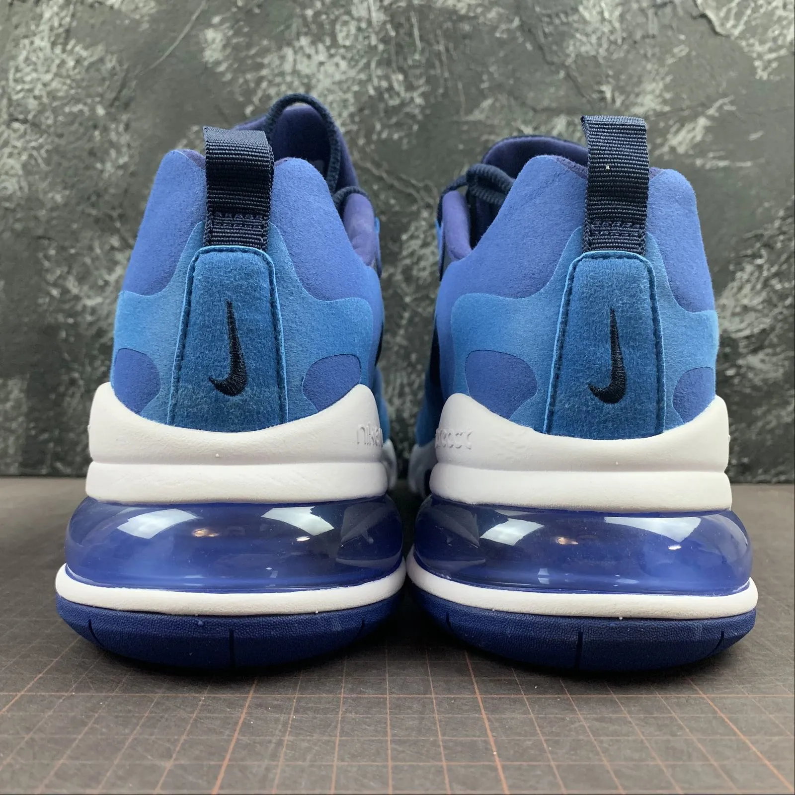Fashionable Heel protection Air Max 270 React Blue Void Photo Blue AQ4971-400