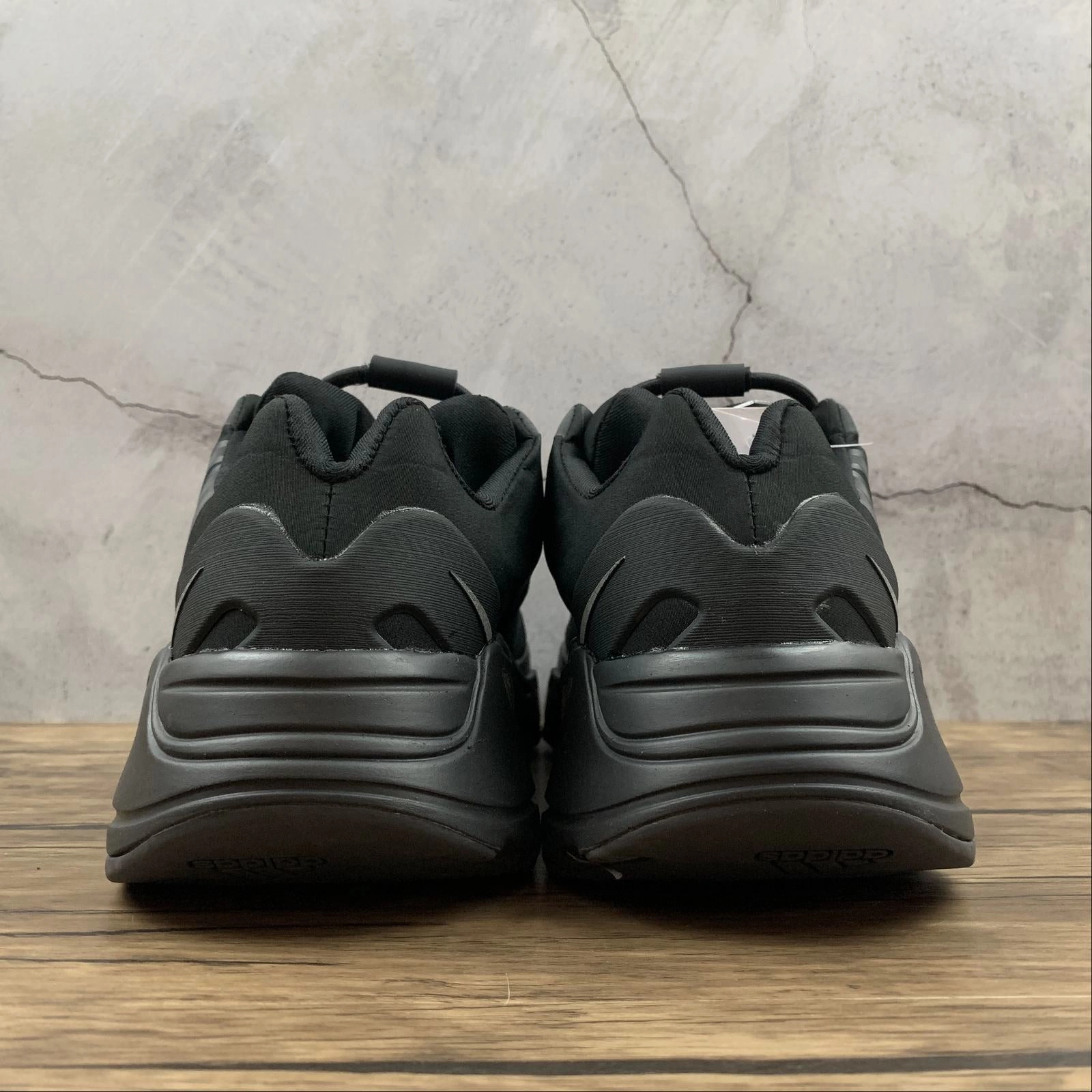 pronated foot shoe correction zipper closure shoes Adidas Yeezy Boost 700 MNVN Triple Black FV4440