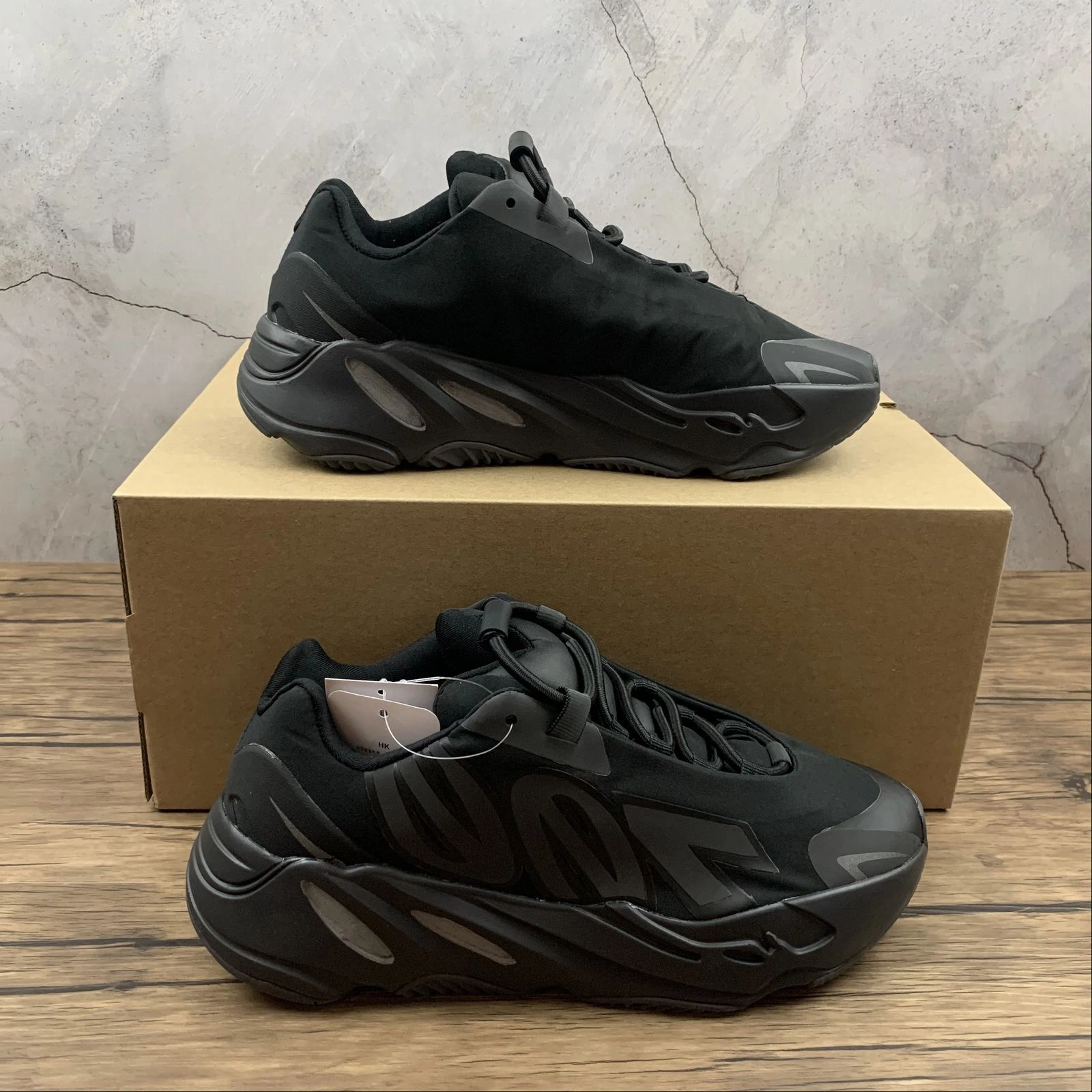 Adidas Yeezy Boost 700 MNVN Triple Black FV4440 tassel - decorated running gear Customizable