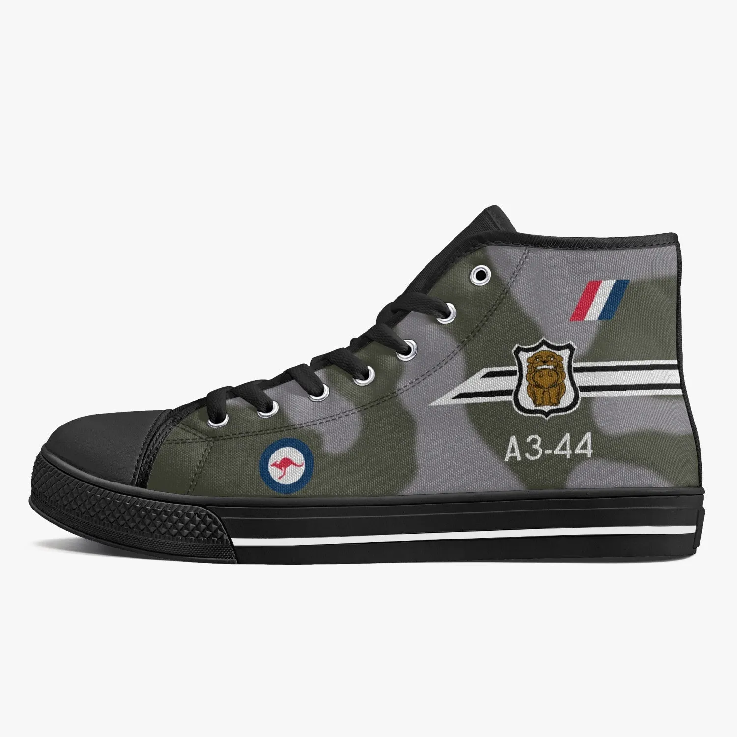 Mirage IIIO "A3-44" High Top Canvas Shoes