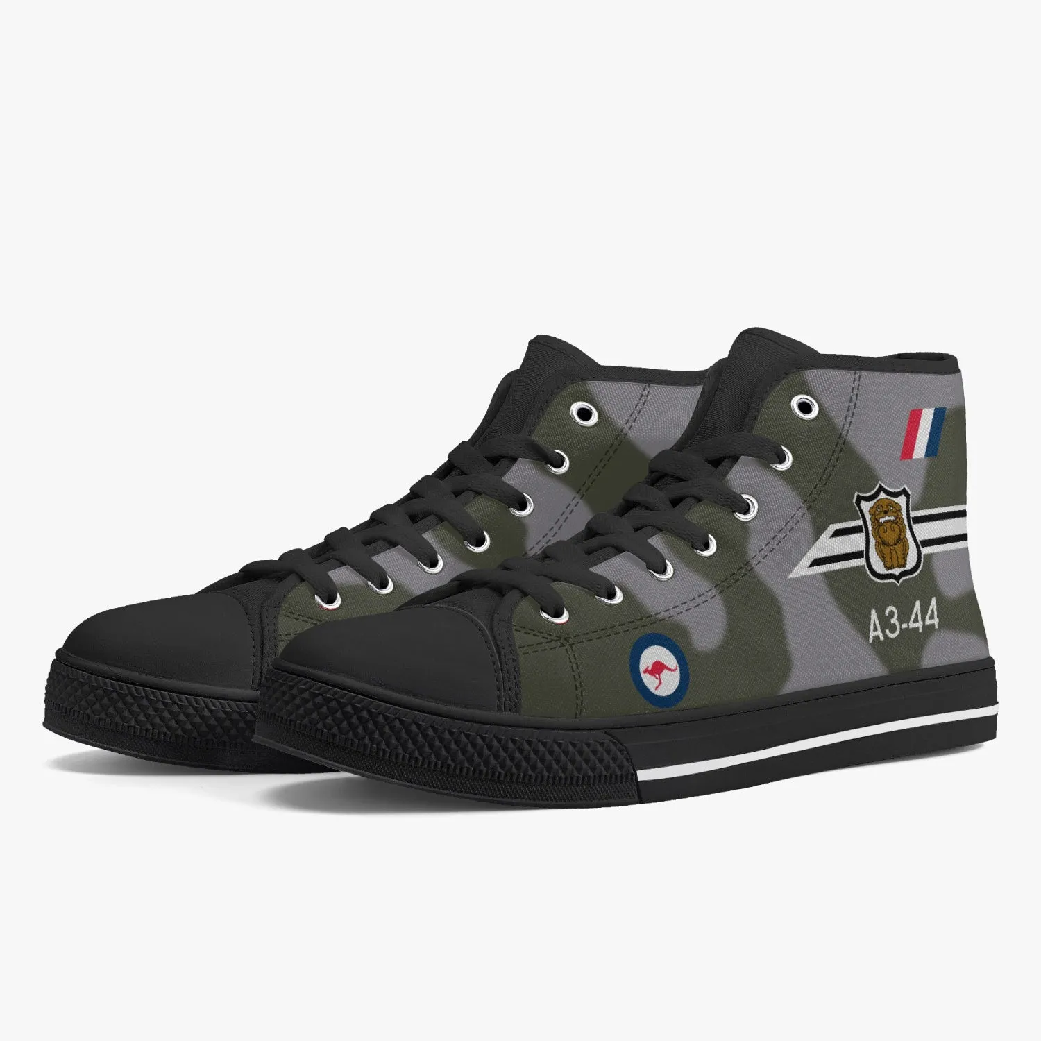Mirage IIIO "A3-44" High Top Canvas Shoes