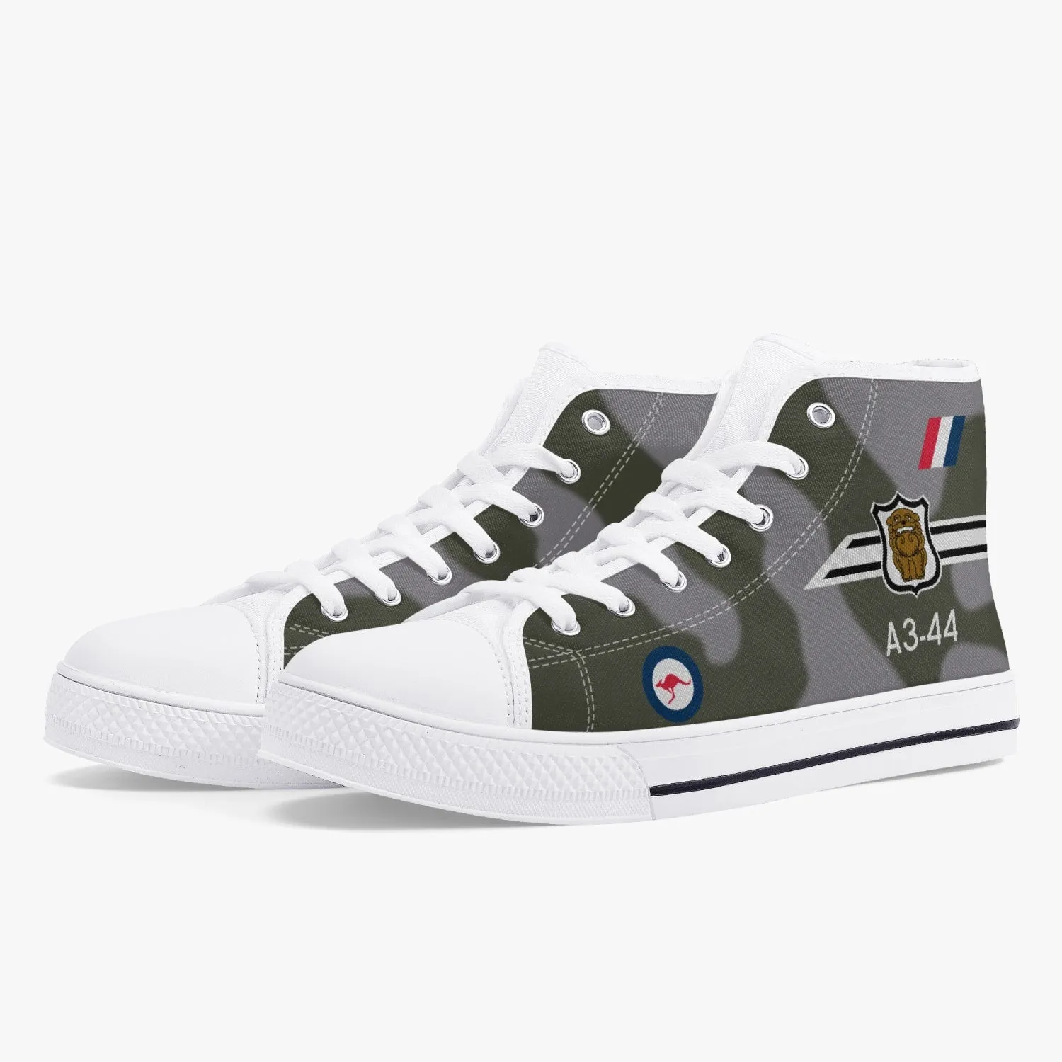 Mirage IIIO "A3-44" High Top Canvas Shoes