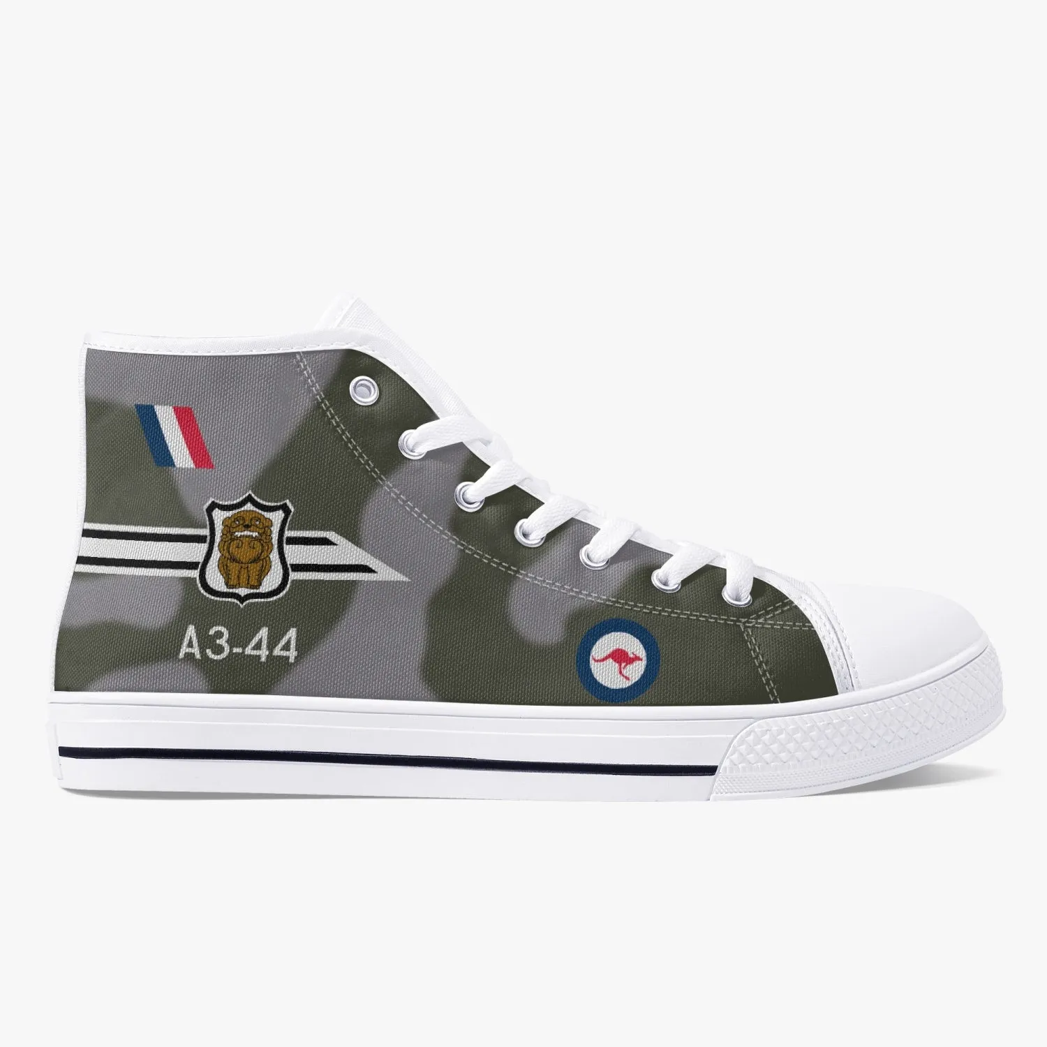 Mirage IIIO "A3-44" High Top Canvas Shoes