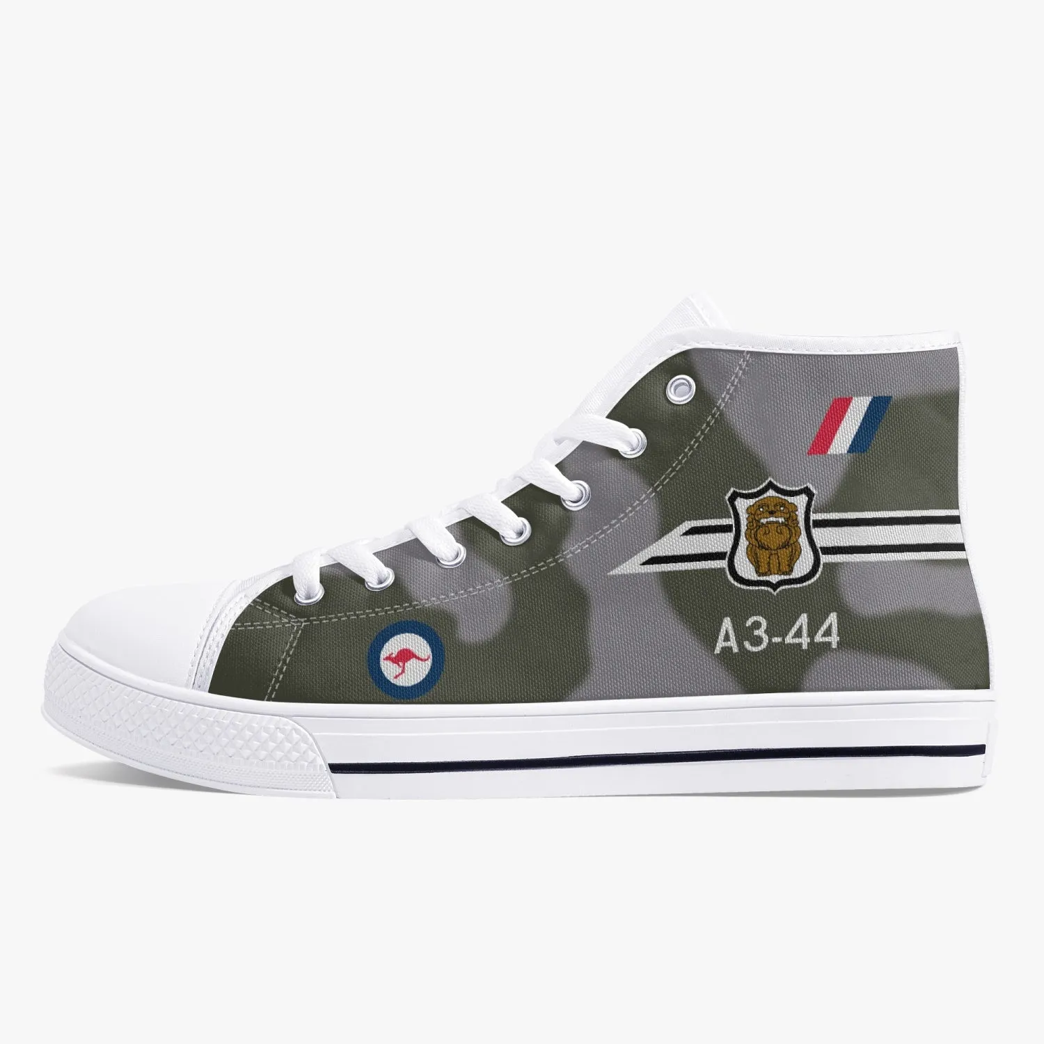 Mirage IIIO "A3-44" High Top Canvas Shoes