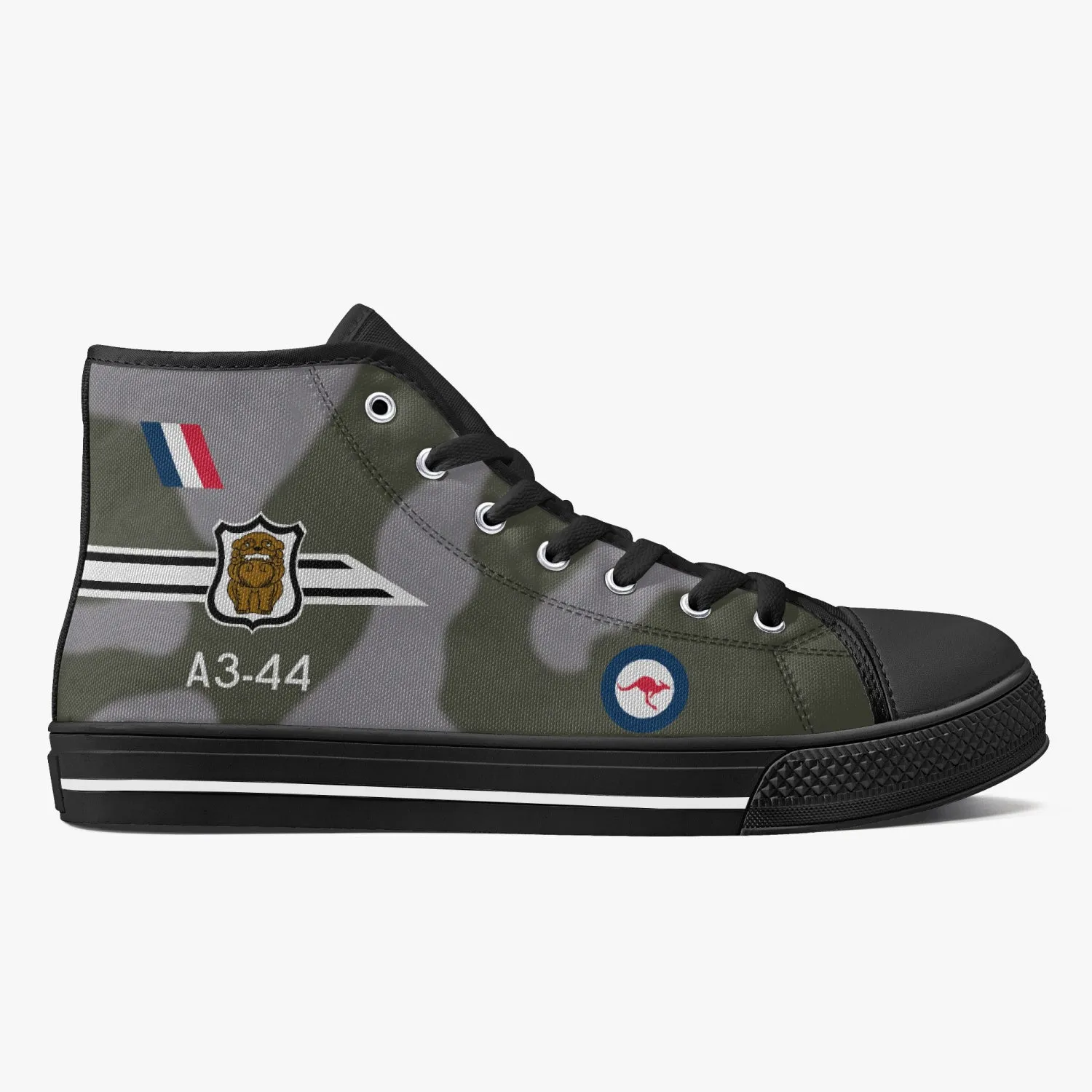 Mirage IIIO "A3-44" High Top Canvas Shoes