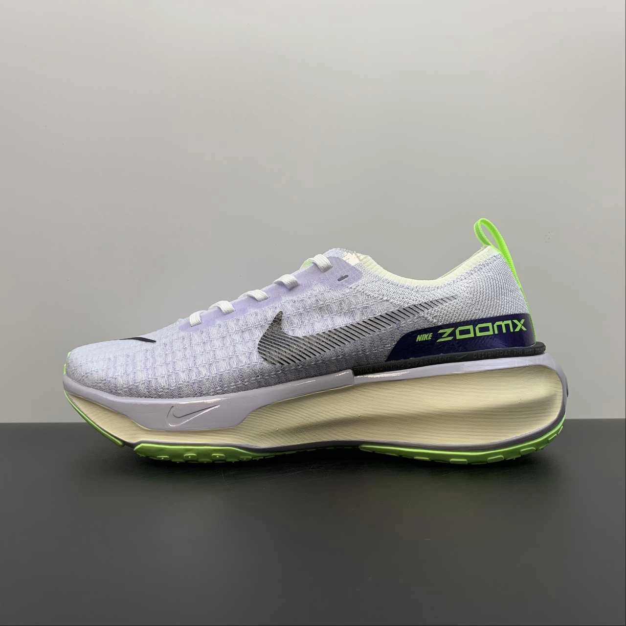 Quick Movement ZoomX Invincible Run FK 3 Blue Tint Green Strike Purple Agate DR2660-100
