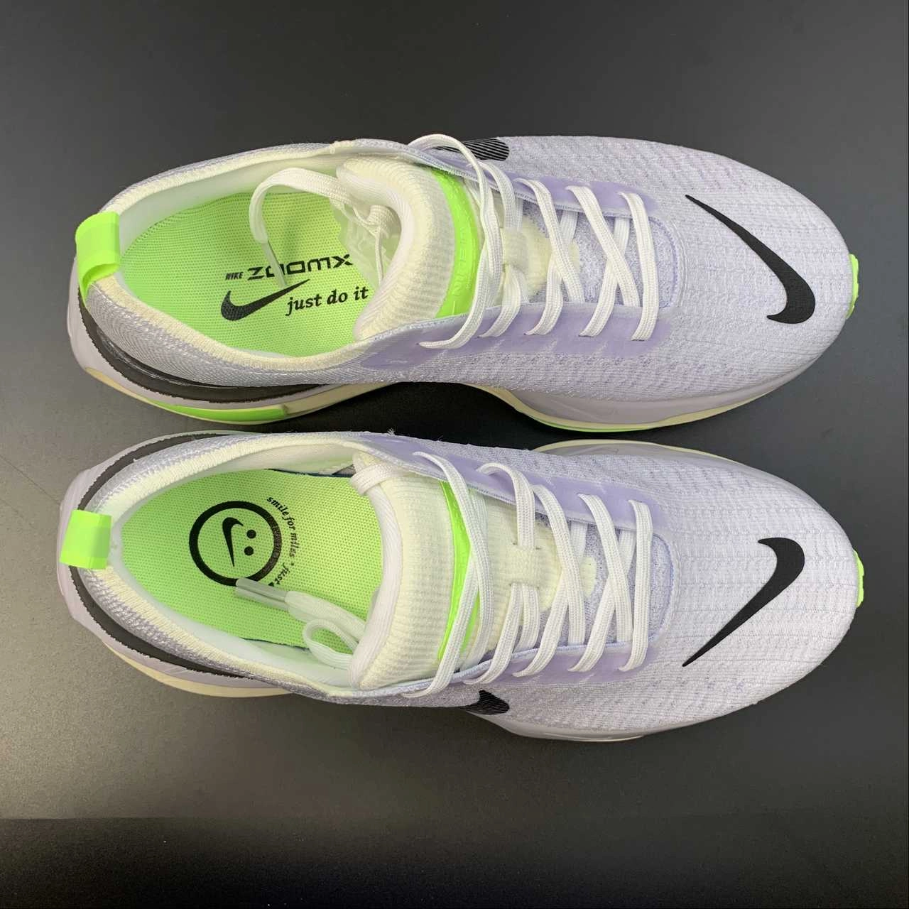 Speed Moves ZoomX Invincible Run FK 3 Blue Tint Green Strike Purple Agate DR2660-100