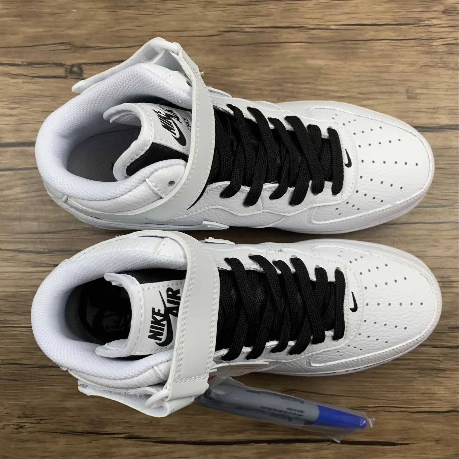 Uninterrupted x Air Force 1 07 Mid White Black Gray BC2306-460 Sun Jog