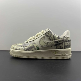 Leather Upper Lunch Jog Air Force 1 07 Low Rich Grey White Green CW1188-555