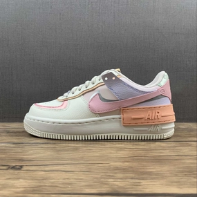Air Force 1 Shadow Sail Orange Chalk Dark Obsidian Pink Glaze CI0919-111 Leaf Hike Moisture control
