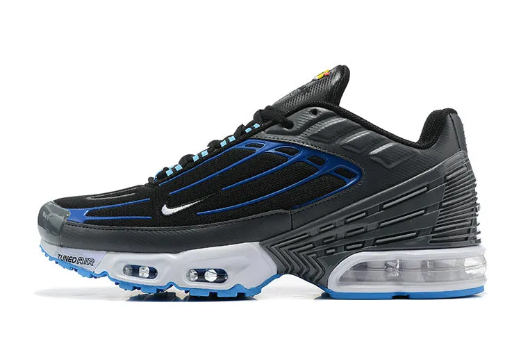 Air Max Plus 3 Black Grey Blue White DH4778-003 Impact Support pronation - control shoes