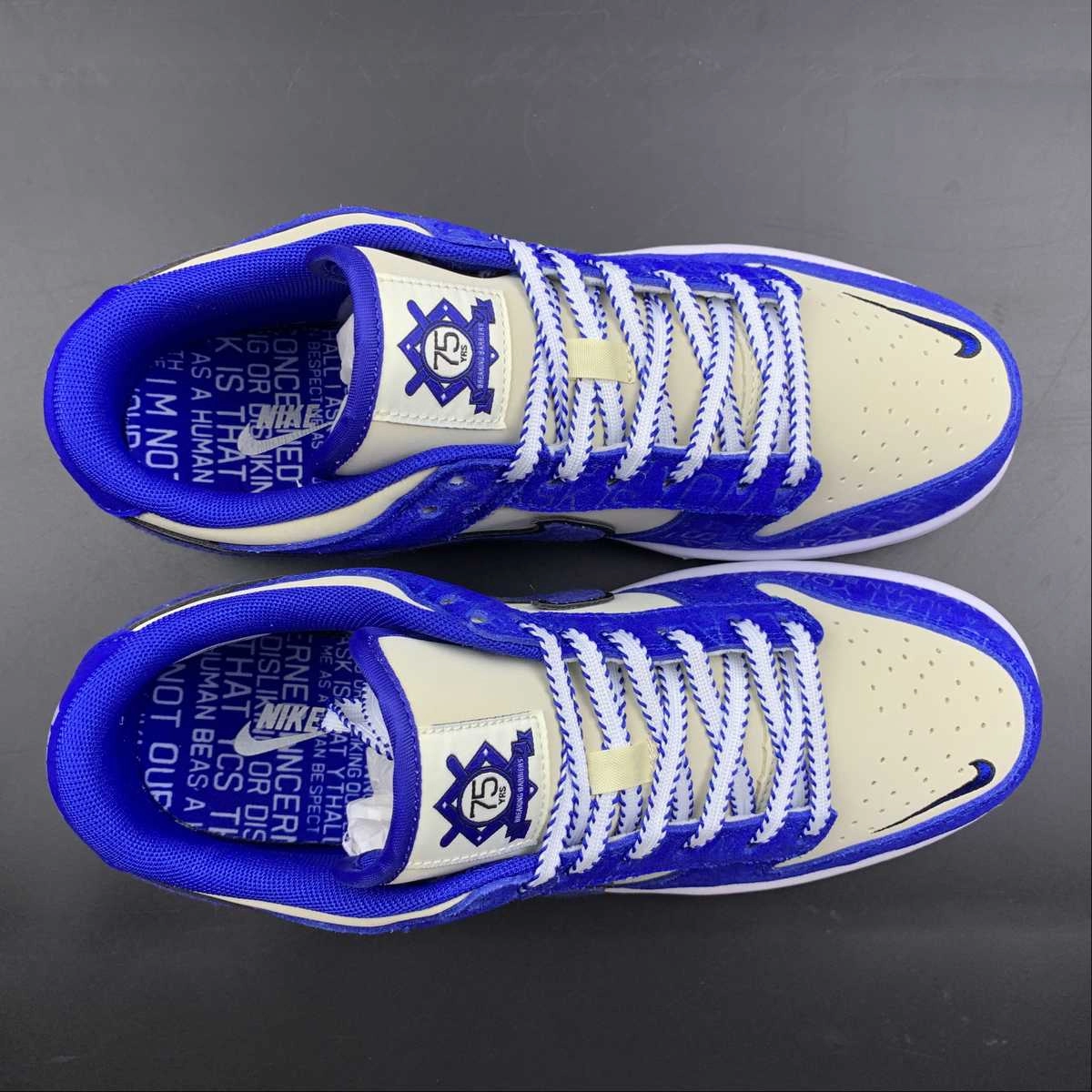 Light   Reflective Neutral Step SB Dunk Low Jackie Robinson Racer Coconut Blue DV2203-400