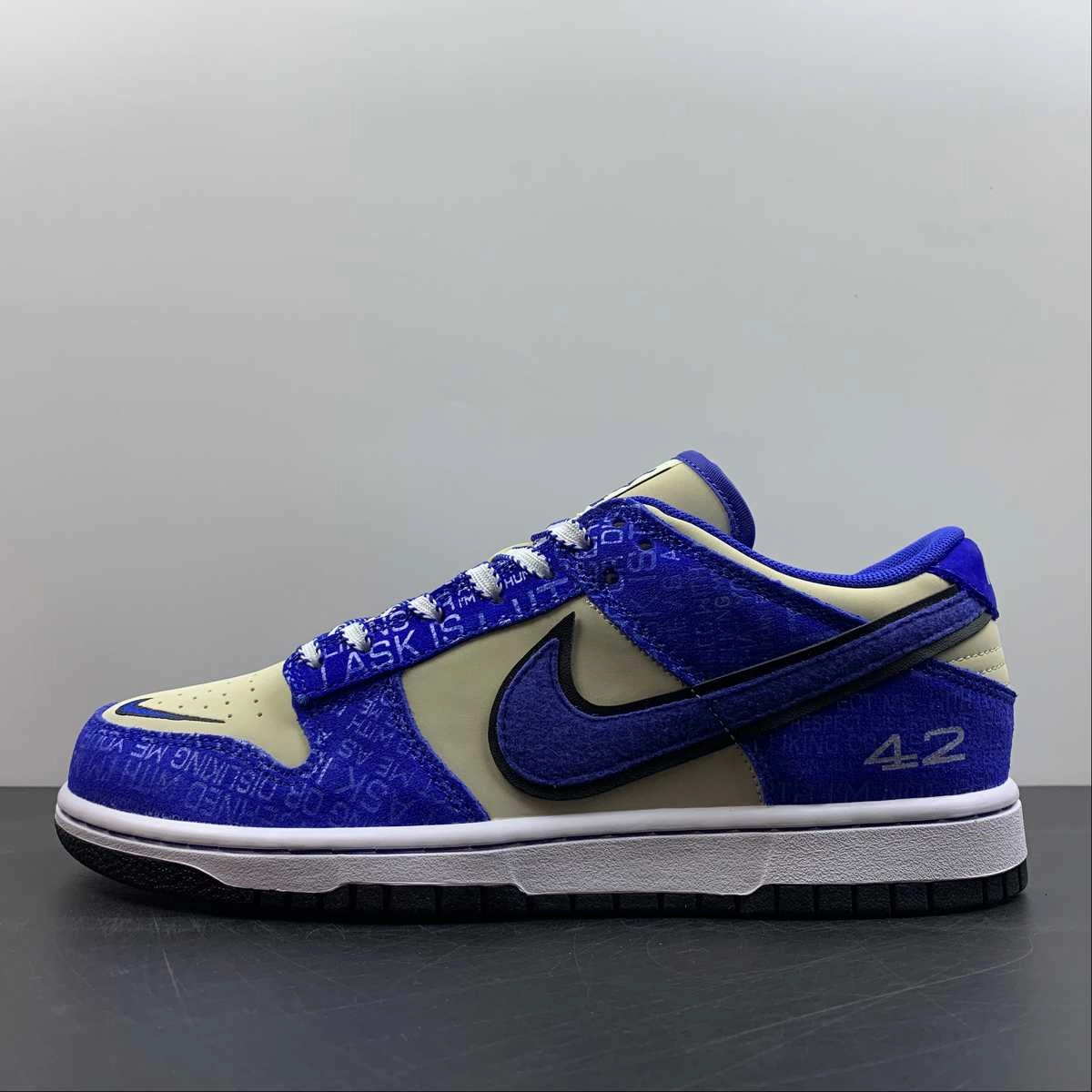 Adaptive Ease Timeless Support SB Dunk Low Jackie Robinson Racer Coconut Blue DV2203-400