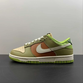 Breathable Comfort SB Dunk Low Barley Yellow White Bright Green Sail DV9108-711