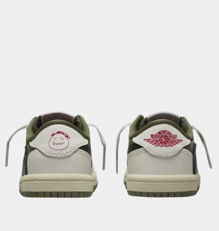Travis Scott x Air Jordan 1 Low OG Medium Olive (PS & TD) Thermoplastic Reinforcement