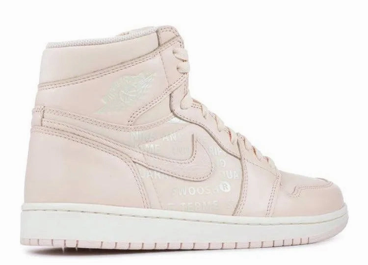 Air Jordan 1 High Guava Ice Sail Padded Simple Walk
