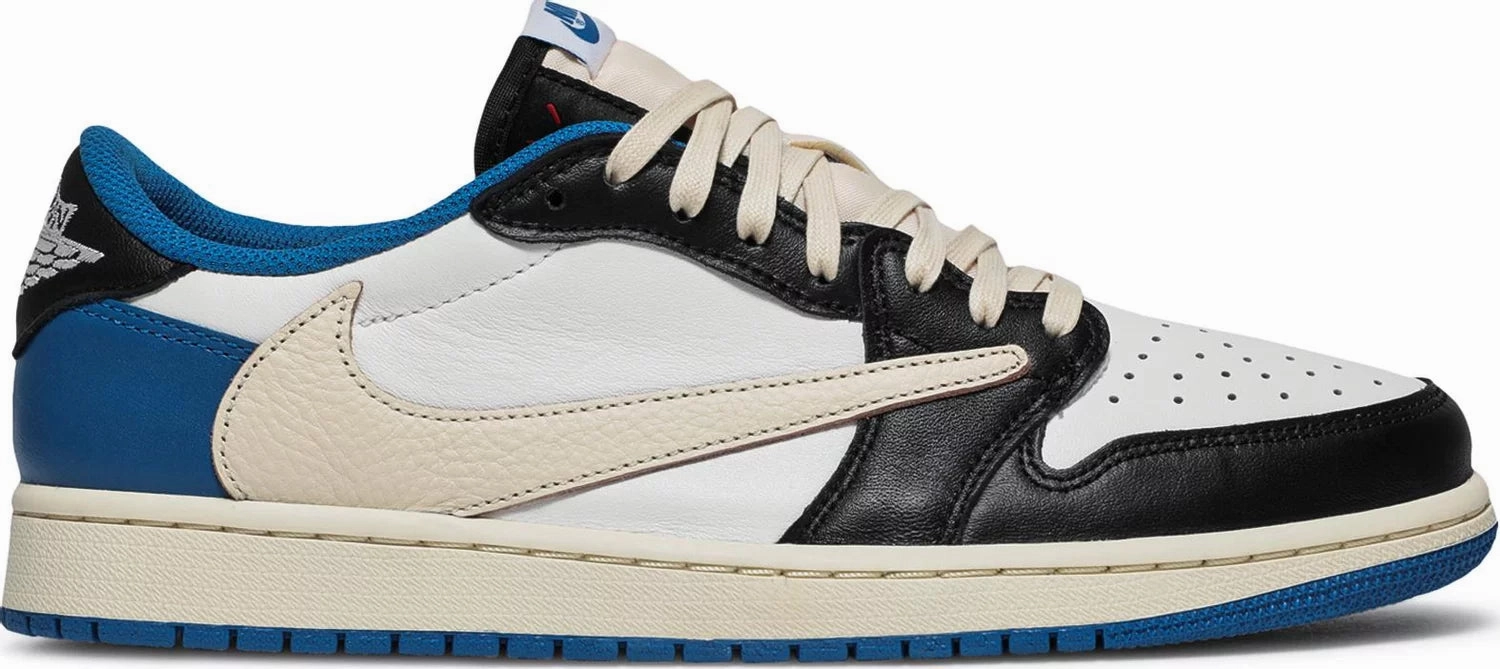 Nike Jordan 1 Low x Travis Scott Fragment Precision Bonded Overlays
