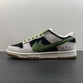 Elevated shock absorption SB Dunk Low 85 Black Light Grey Green DO9457-124