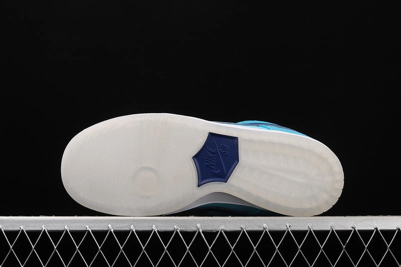 Rubberized Heel Guard Comfortable Midfoot SB Dunk Low Blue Fury Royal Deep BQ6817-400