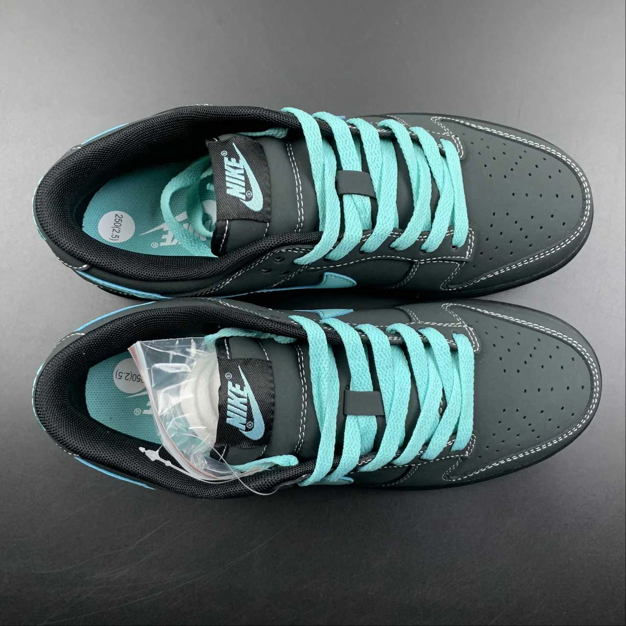 Adaptive Lacing SB Dunk Low Tiffany Blue Black GT0627-332
