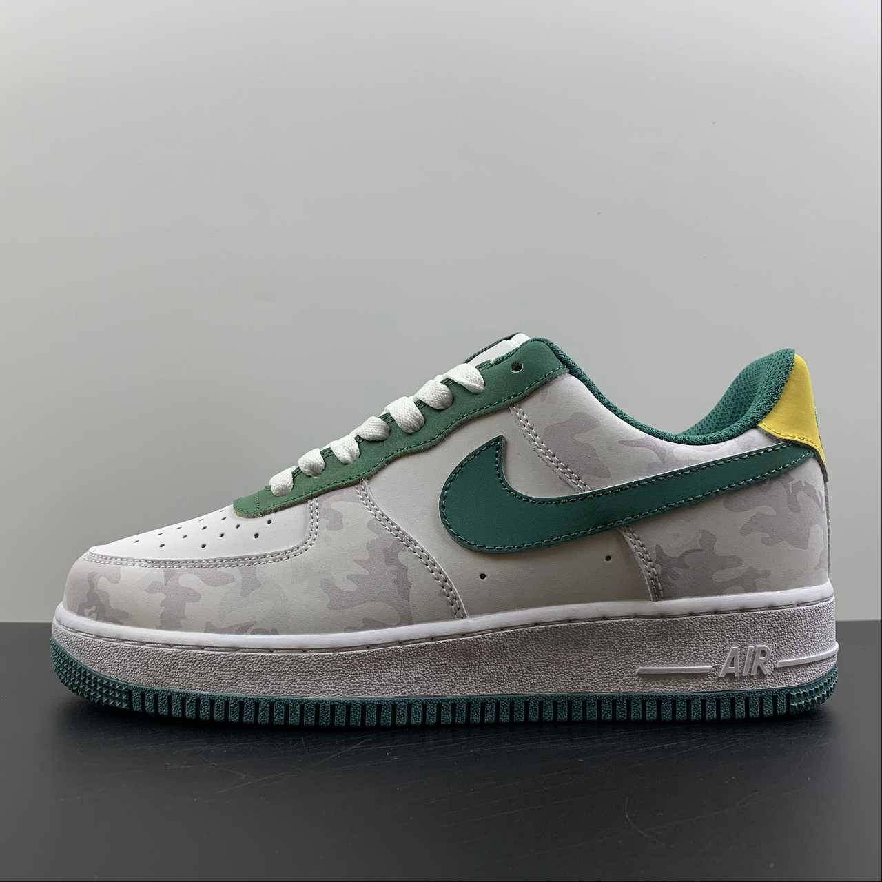 Friend Hike Air Force 1 Low White Dark Green Yellow AF1234-009