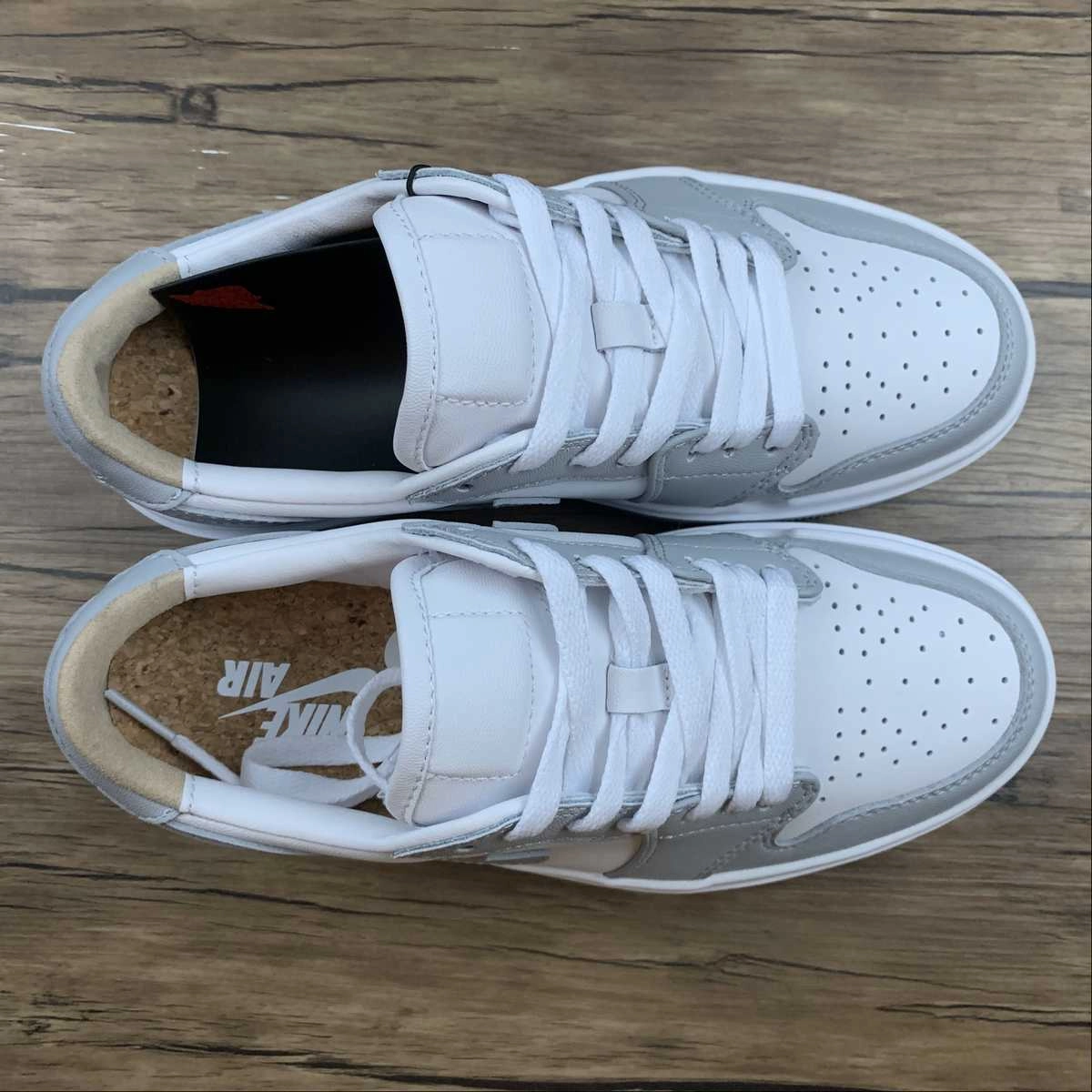 Step Cushion Air Jordan 1 Elevate Low Wolf Gray White DH7004-100