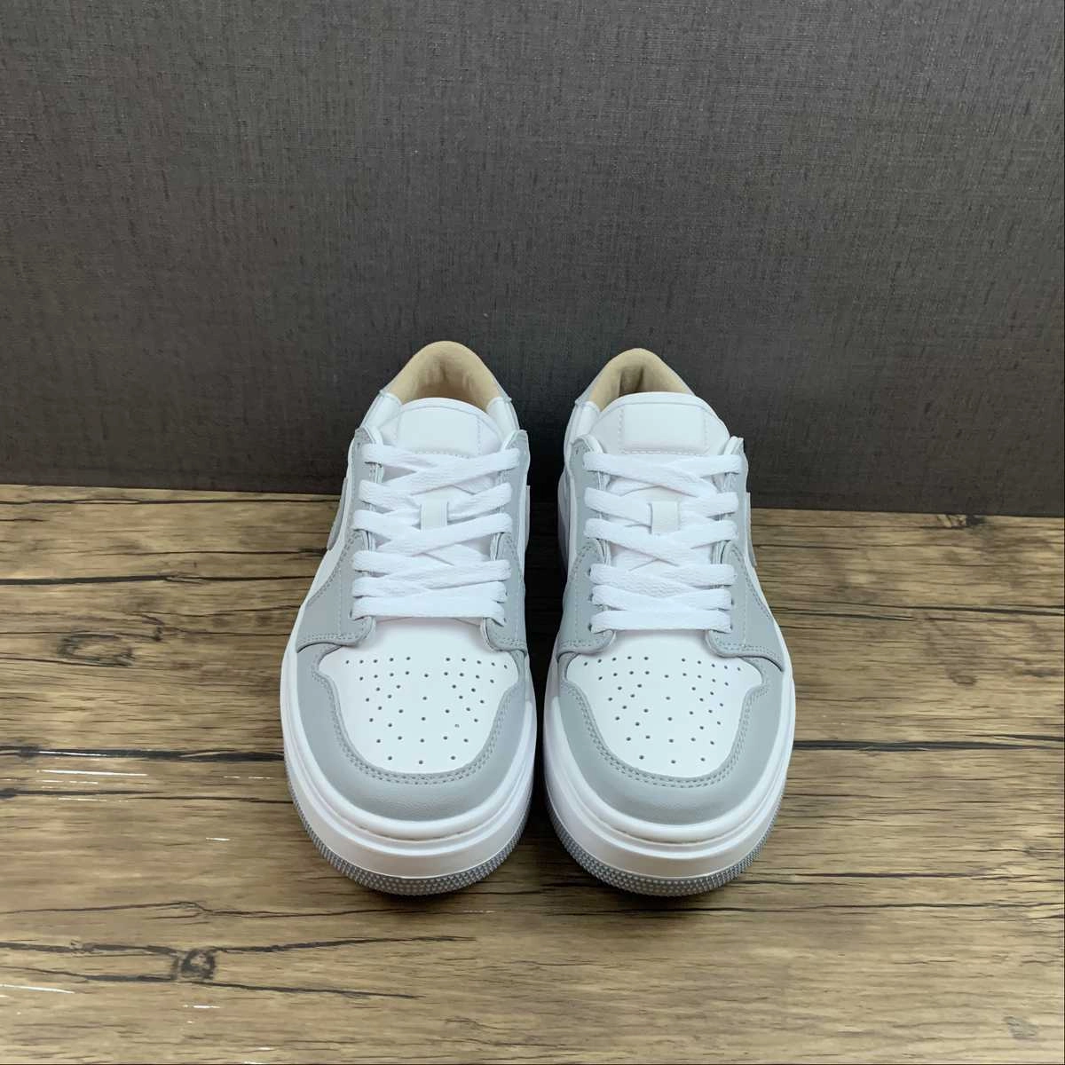 Air Jordan 1 Elevate Low Wolf Gray White DH7004-100 Air Cushioned Sole Agility Focus