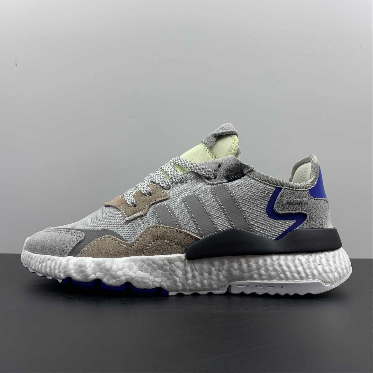 Traction Sole Amateur athlete Adidas Nite Jogger Active Blue F34124