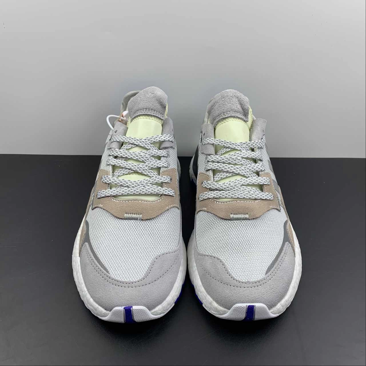 polyester - feature shoes supination - correcting shoes Adidas Nite Jogger Active Blue F34124