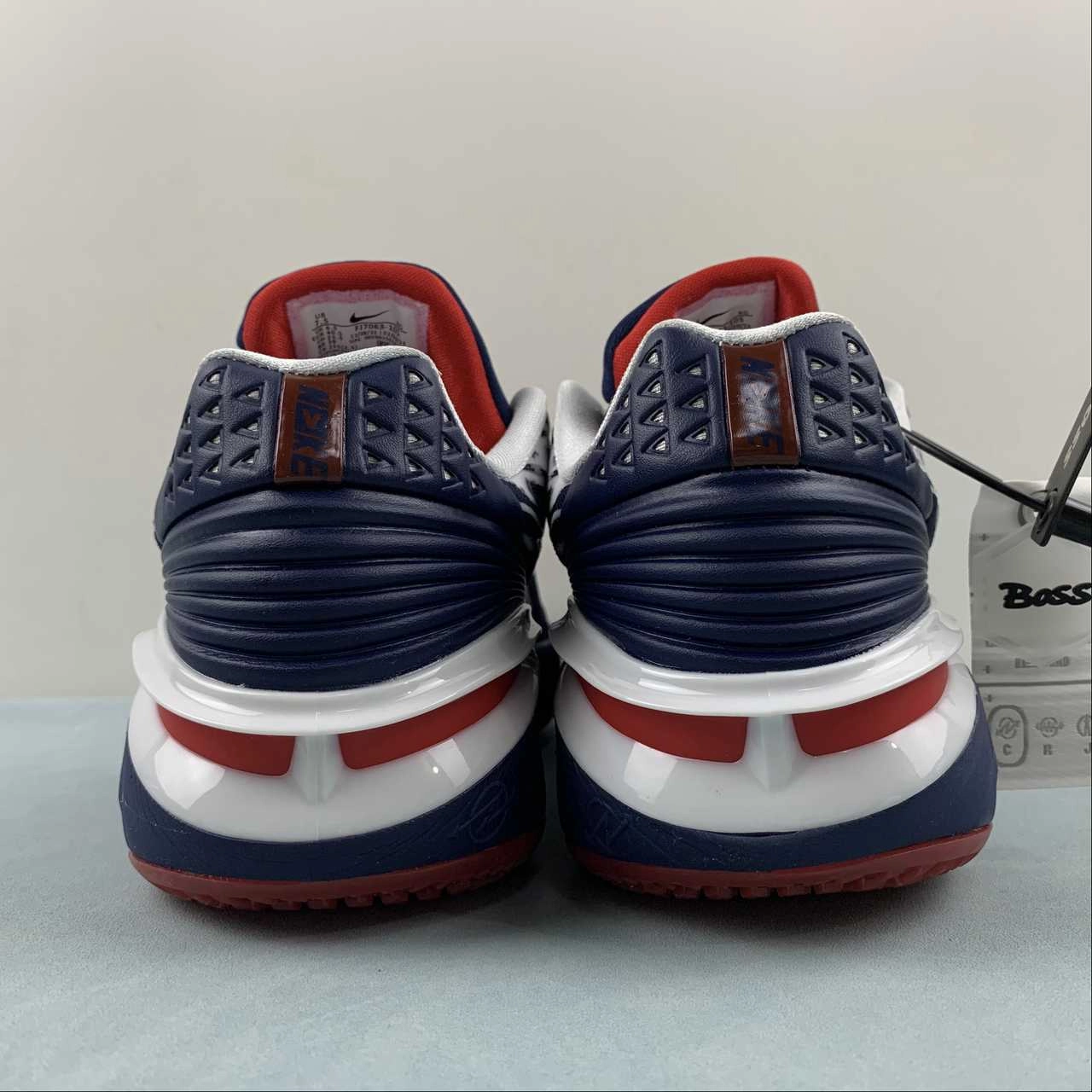 Breathable Comfort Flex Air Zoom G.T. Cut 2 EP Navy Blue Red White FJ7063-105