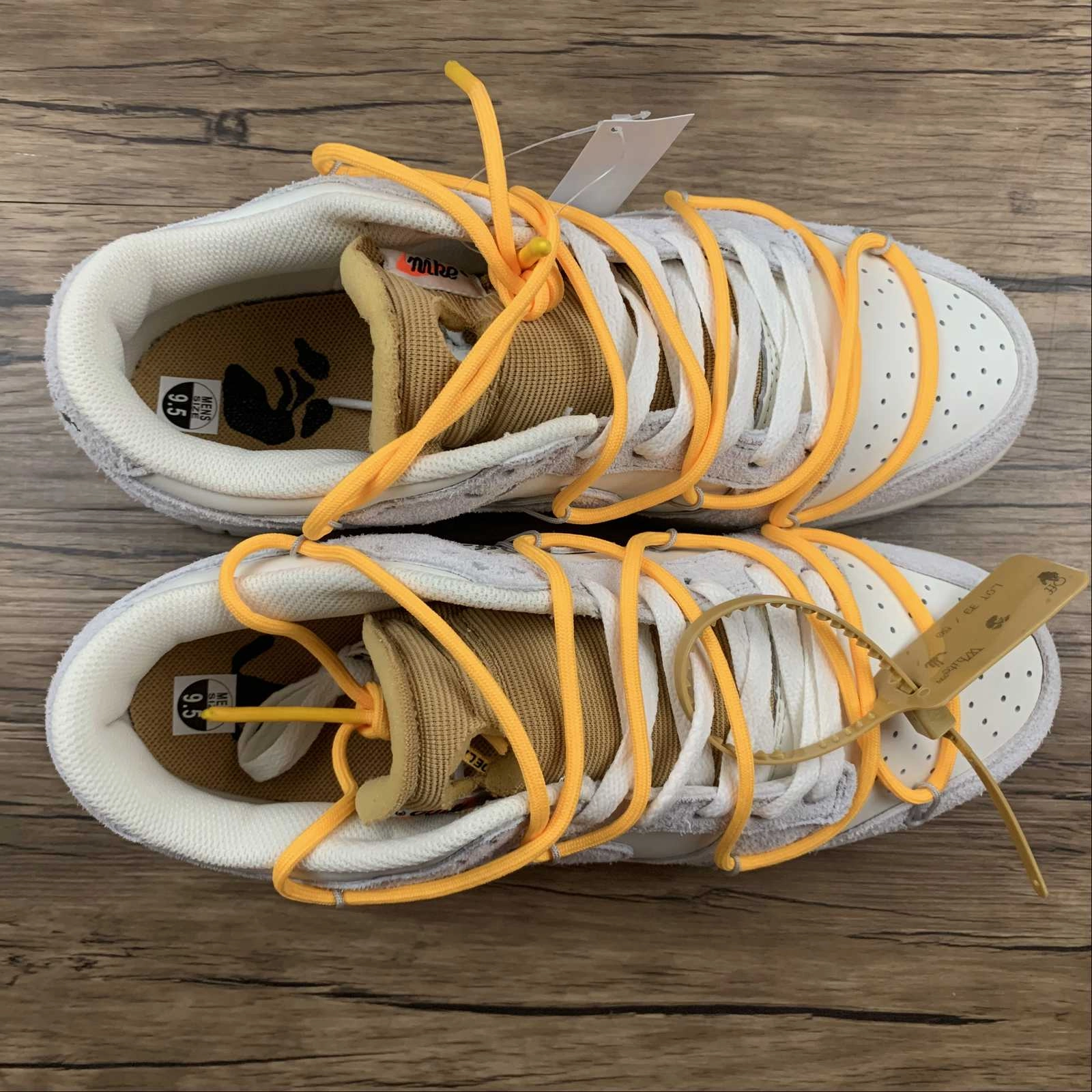 Dunk Low X Off-White 'Lote 39 de 50' DJ0950 109 Non Irritating Seams