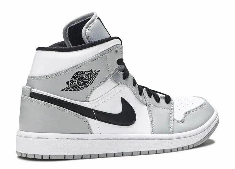Air Jordan 1 Mid Light Smoke Grey Soft Lining