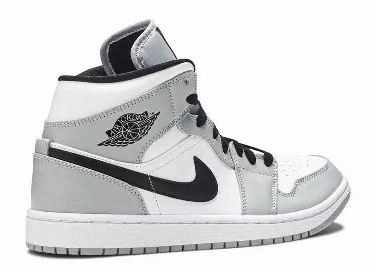 Relaxed Motion Air Jordan 1 Mid Light Smoke Grey