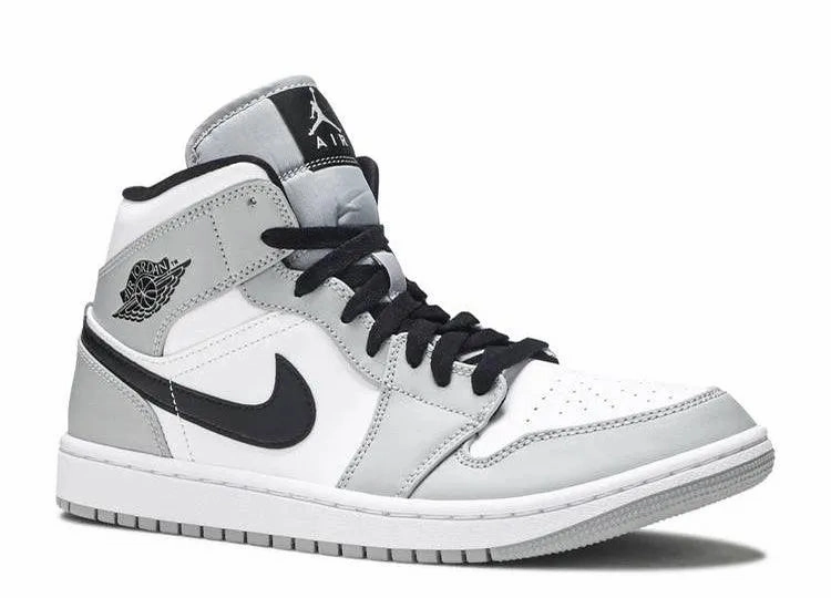 Outdoor Fashion Non Marking Outsole Air Jordan 1 Mid Light Smoke Grey