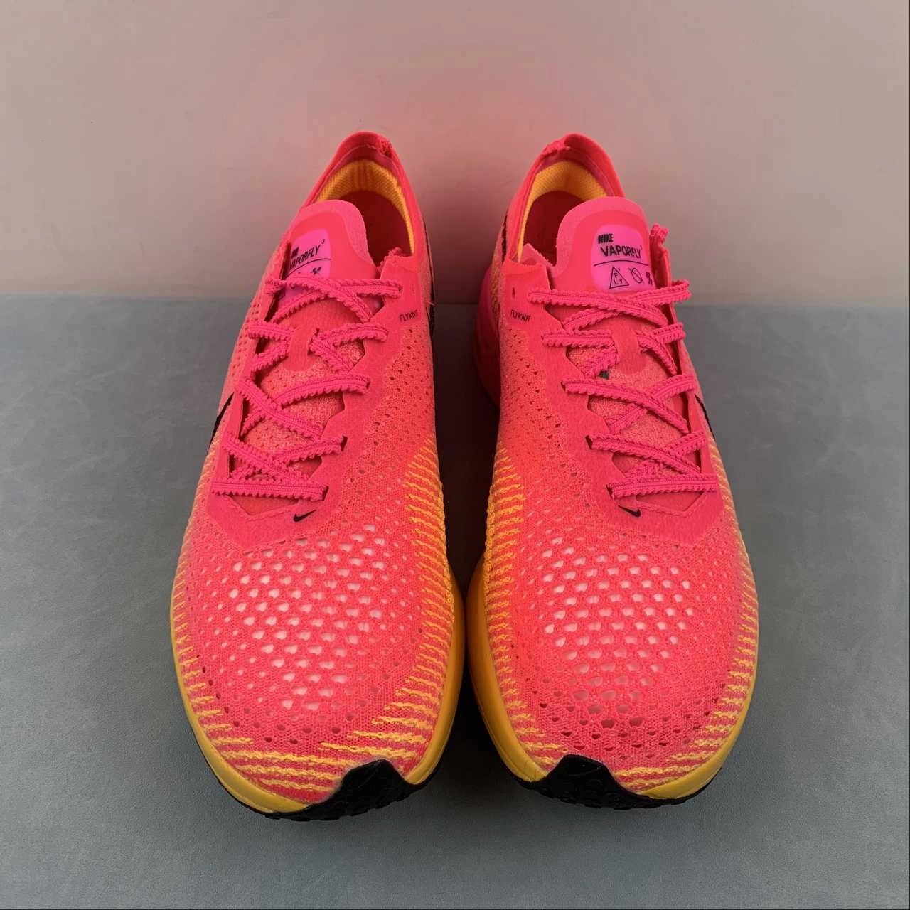 Air ZoomX Vaporfly Next 3 Orange Red Black DX7957-606 Power Motion