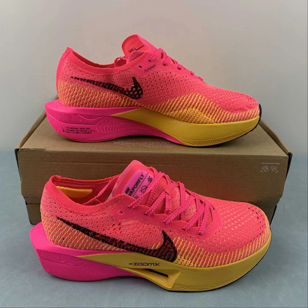 Air ZoomX Vaporfly Next 3 Orange Red Black DX7957-606 Durable