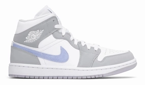 JORDAN 1 MID WOLF GREY ALUMINIUM (W) Lightweight Framework