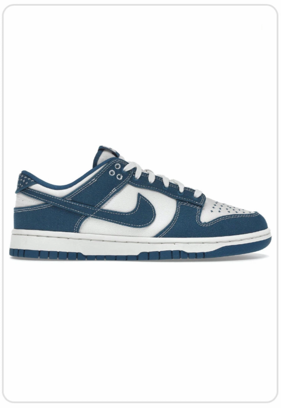 Comfortable Arch Nike Dunk Low Industrial Blue Sashiko