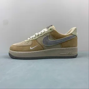 Air Force 1 07 Low Bagelt Suede Brown Gray CD1221-999 Wear Everyday