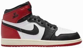 Energy Return Design Daily Use Nike Jordan 1 High Black Toe Reimagined PS (Kids)