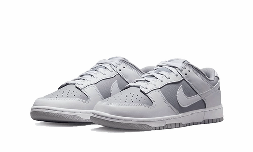 Nike Dunk Low Retro White Grey Bold Pattern Anatomical Toe Box