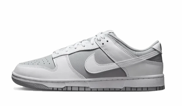 Breathable layers Nike Dunk Low Retro White Grey