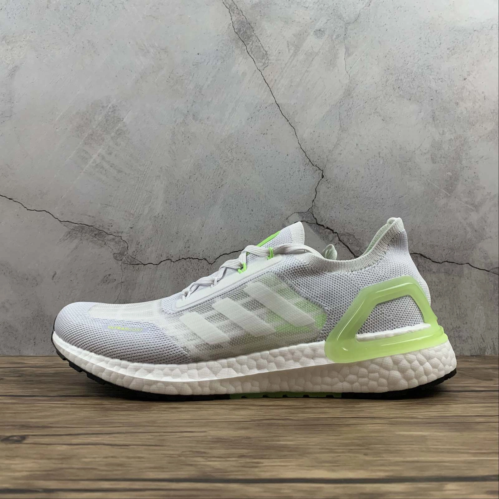 Quick Pack Comfortable Workout Adidas UltraBoost S.RDY Grey Fluorescent Green