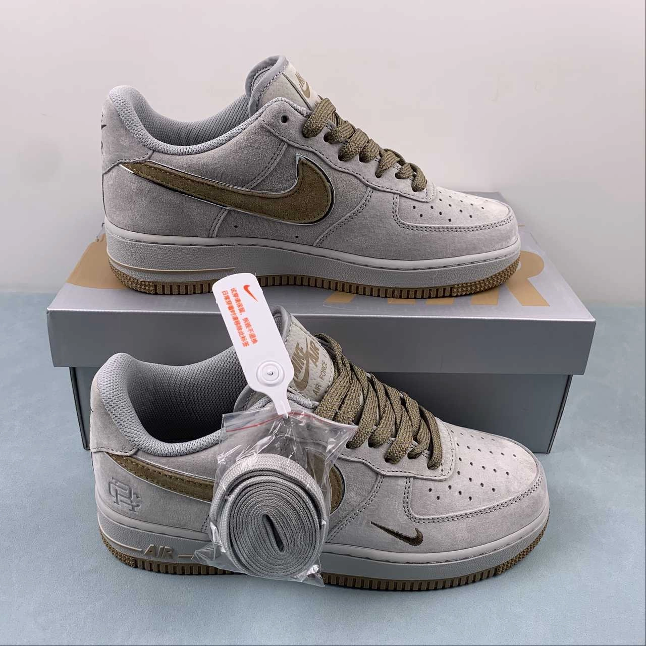 Air Force 1 07 Low Gray Brown WW5021-625 Versatile Wear