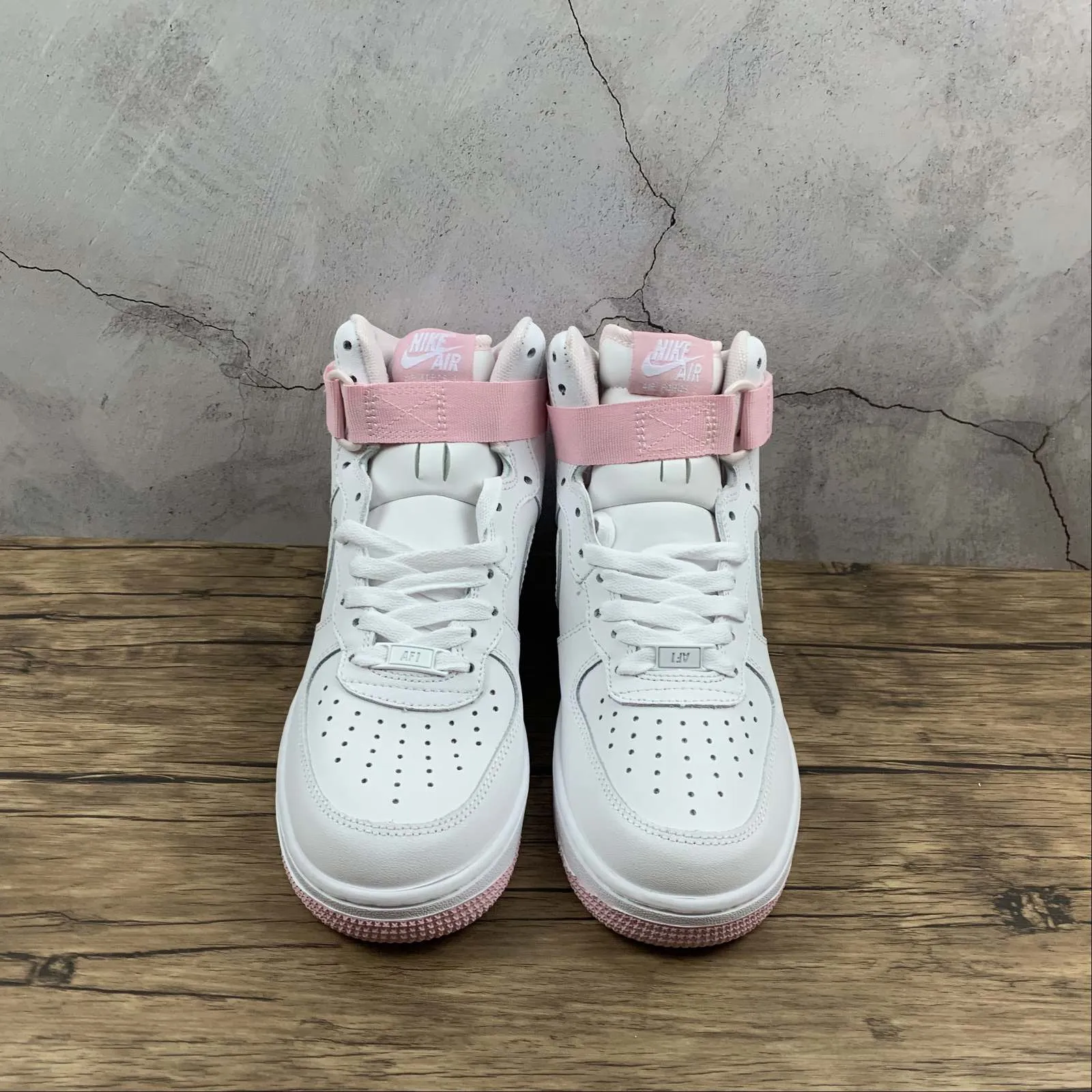 Air Force 1 07 Mid Summit White & Pink Women's CD6916-102 Cool Choice Pure Function