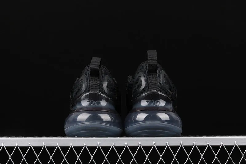 Air Max 720 Triple Black AO2924-007 running in a track meet shoes