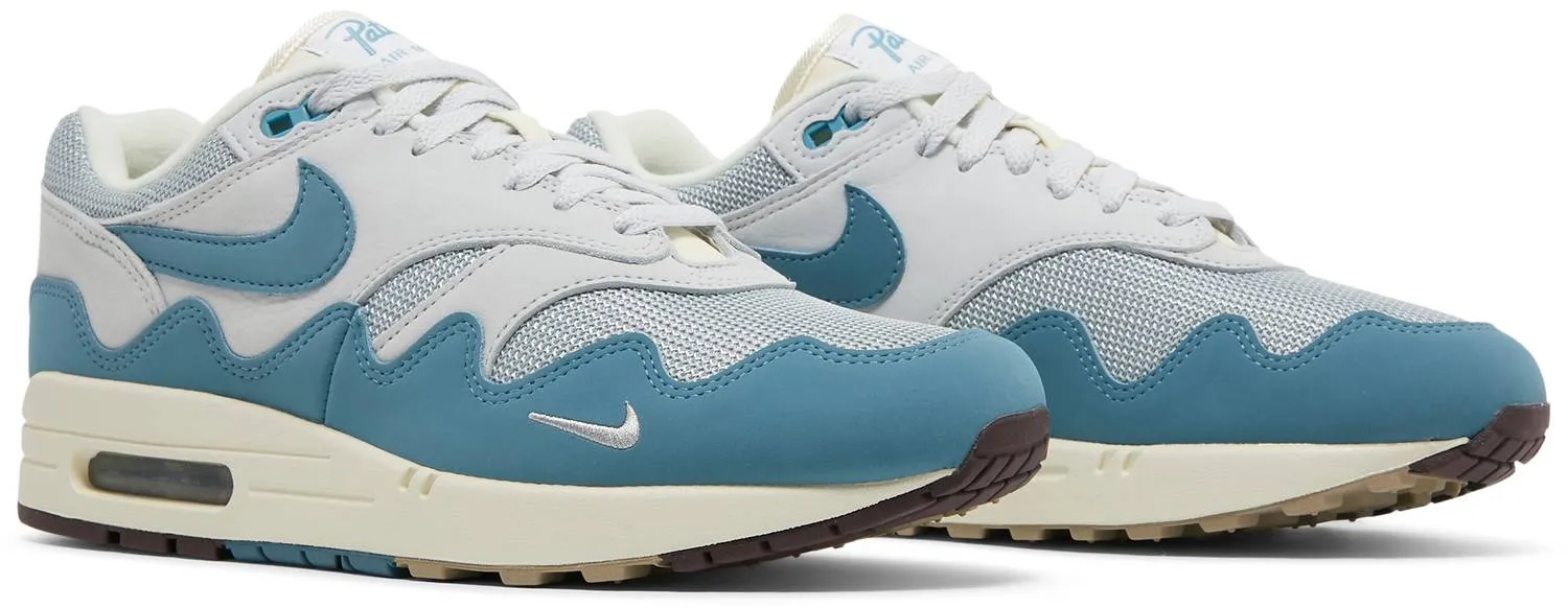 Nike Air Max 1 x Patta Noise Aqua W running in stadium tracks shoes Comfortable Arch