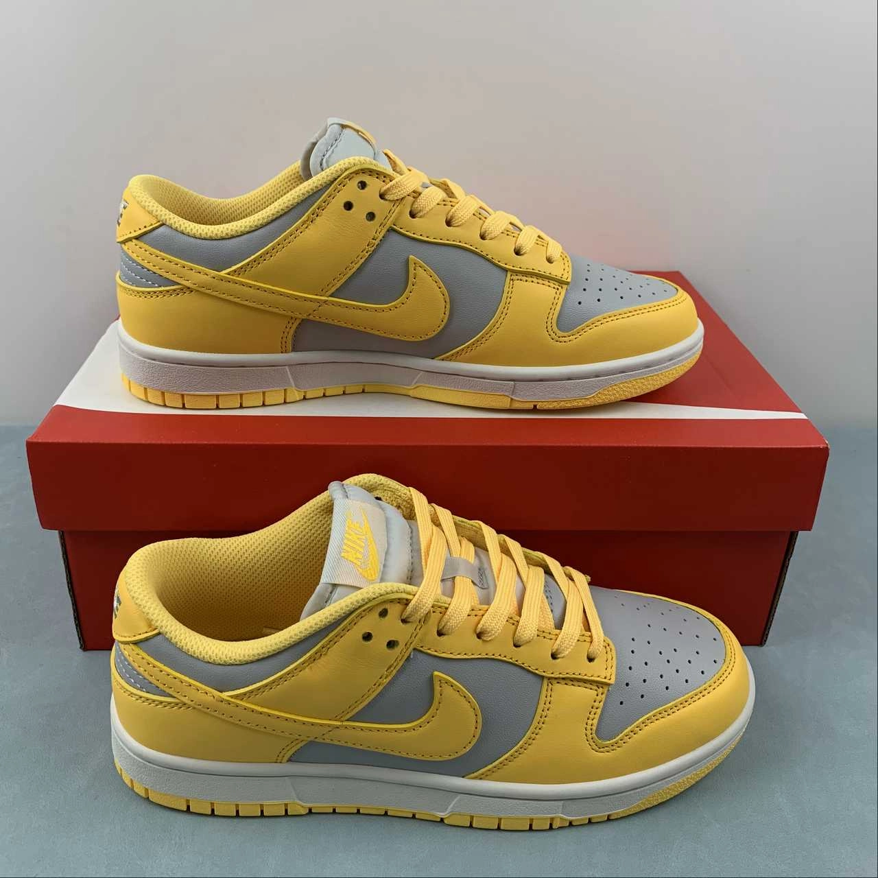 SB Dunk Low Citron Pulse Light Bone Citron Pulse Sail DD1503-002 Track Fit