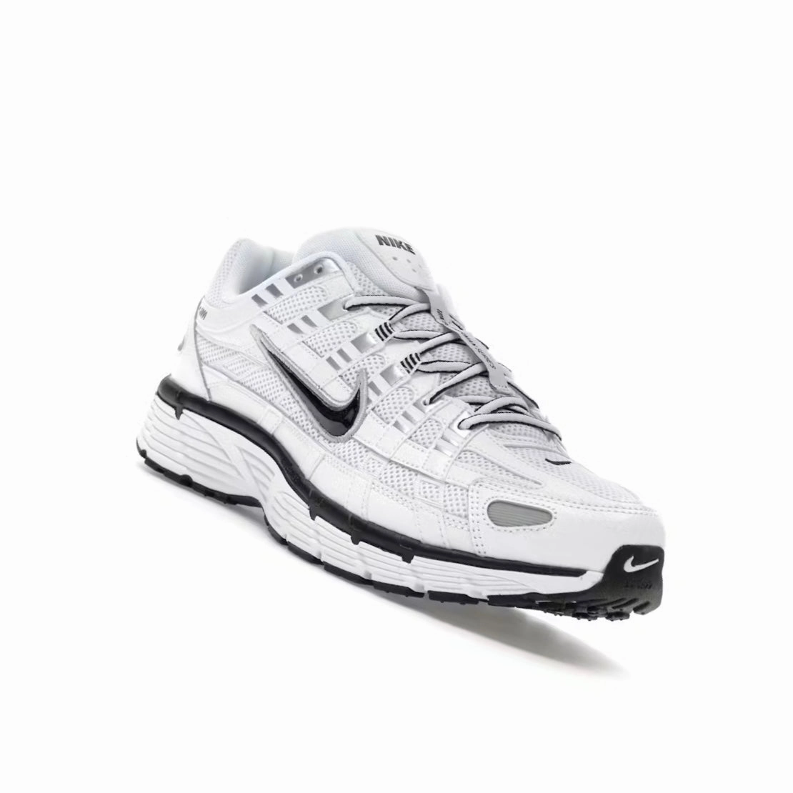 Heat Dissipating NIKE P-6000 WHITE BLACK SILVER